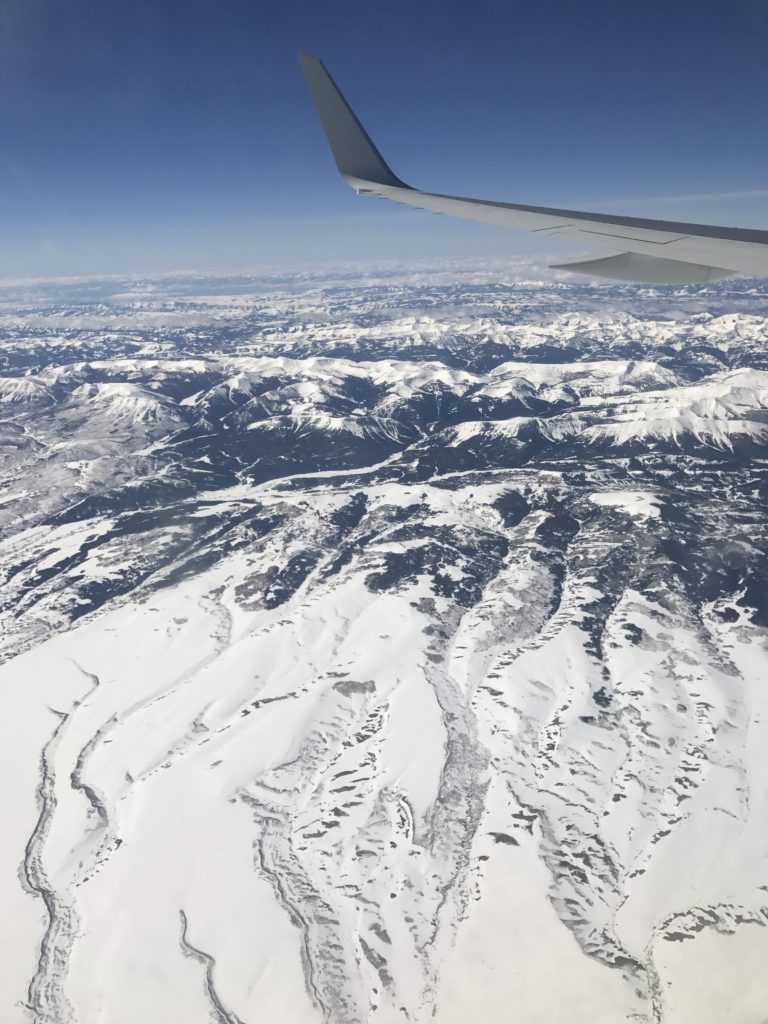 Such a breathtaking site flying into Jackson Hole, WY! 