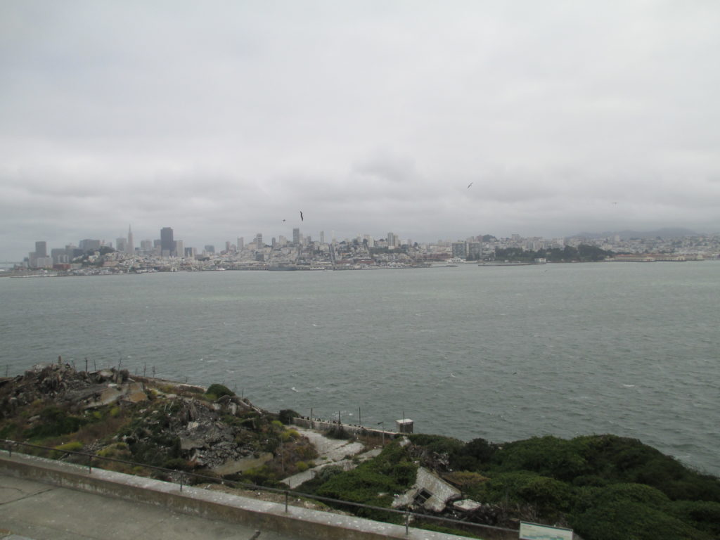 Looking back at SF Bay from Alcatraz
