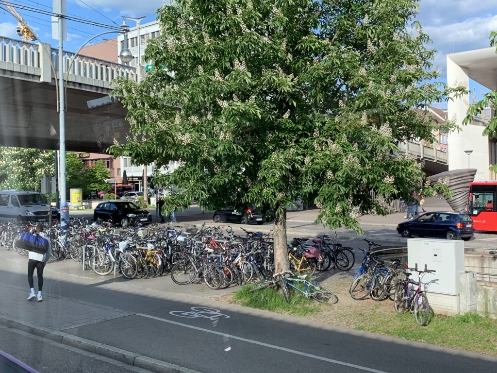 Lots of bikes in Switzerland