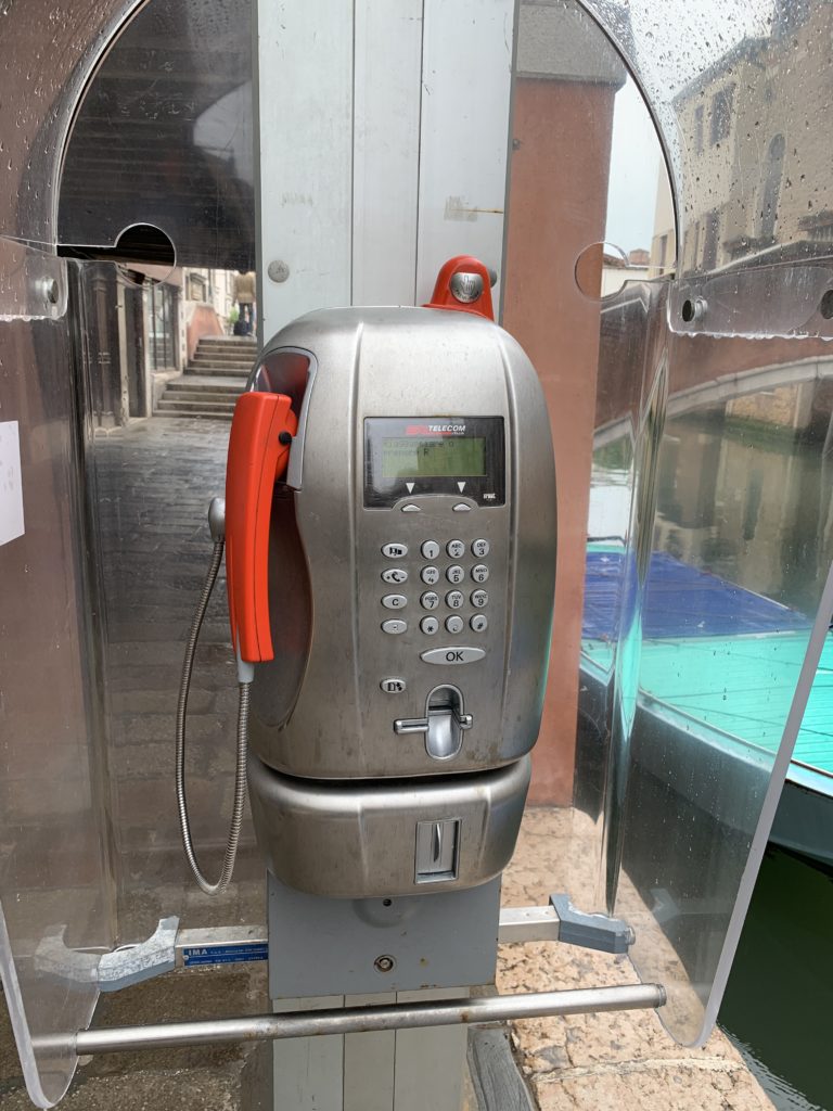 Venturing to Venice pay phone