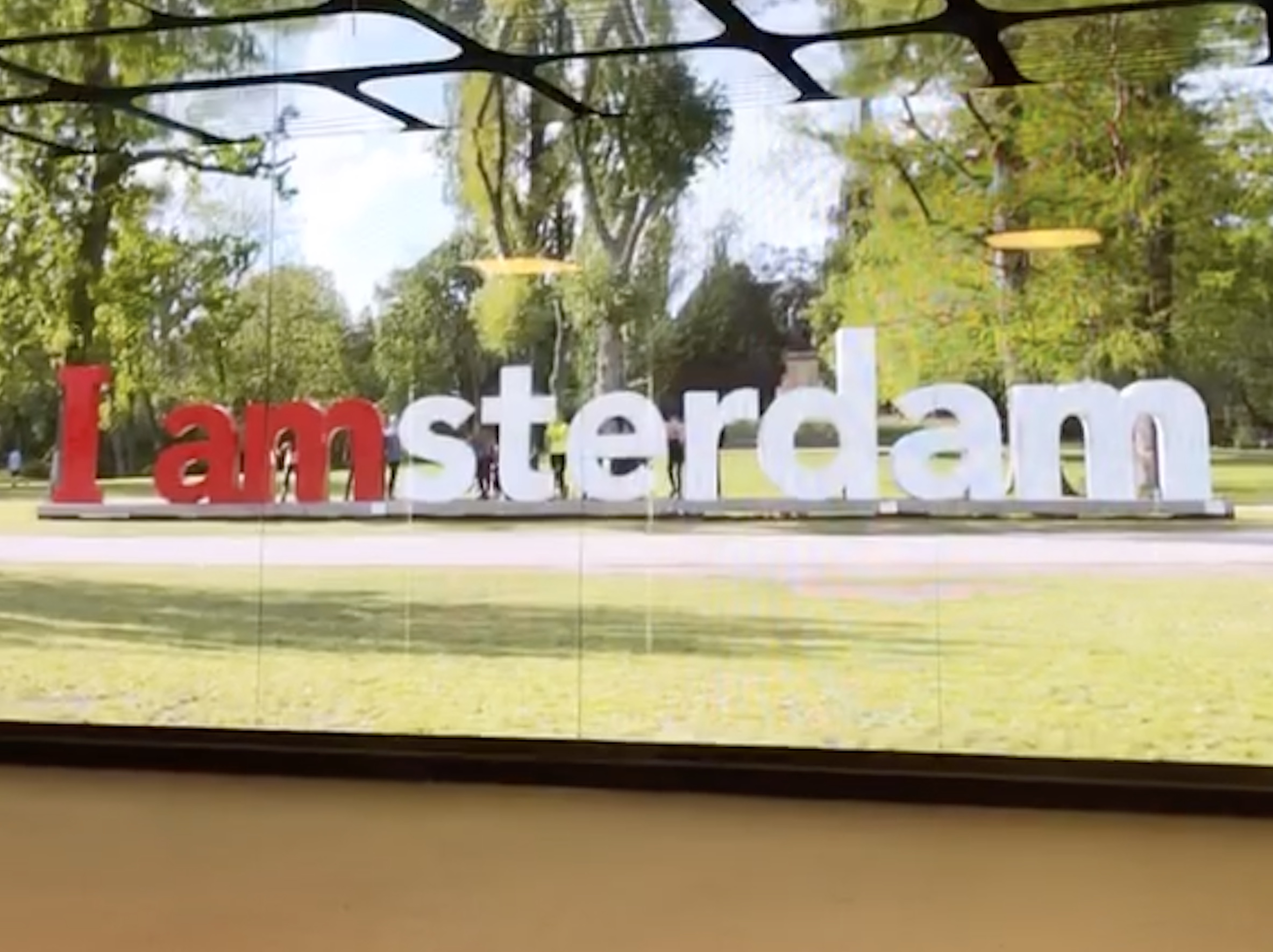 I AMsterdam sign