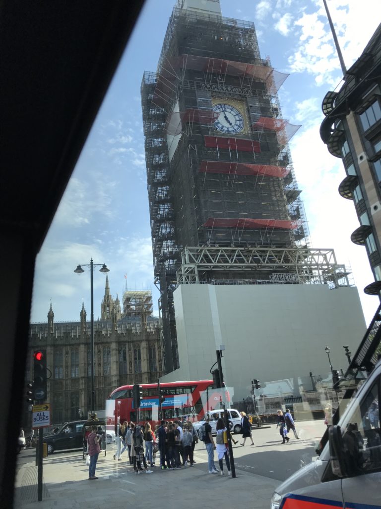 Big Ben being repaired One Day In London