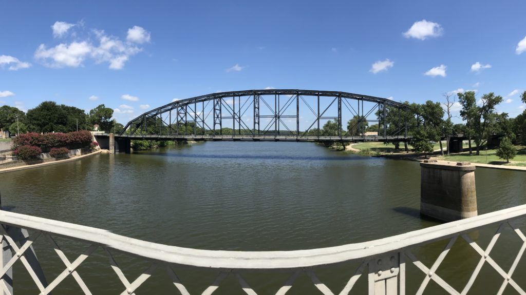 View from Suspension Bridge Waco, TX