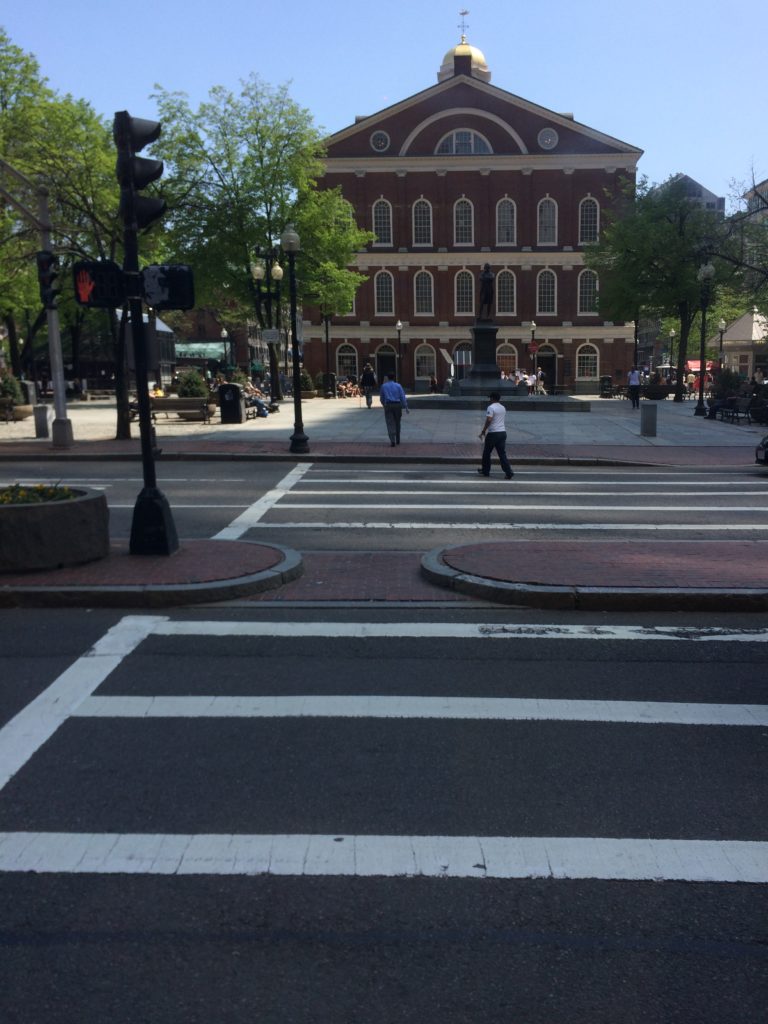 Faneuil Hall Boston on day trip from NYC via Amtrack
