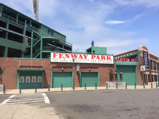 Fenway Park in Boston on day trip from NYC via Amtrack