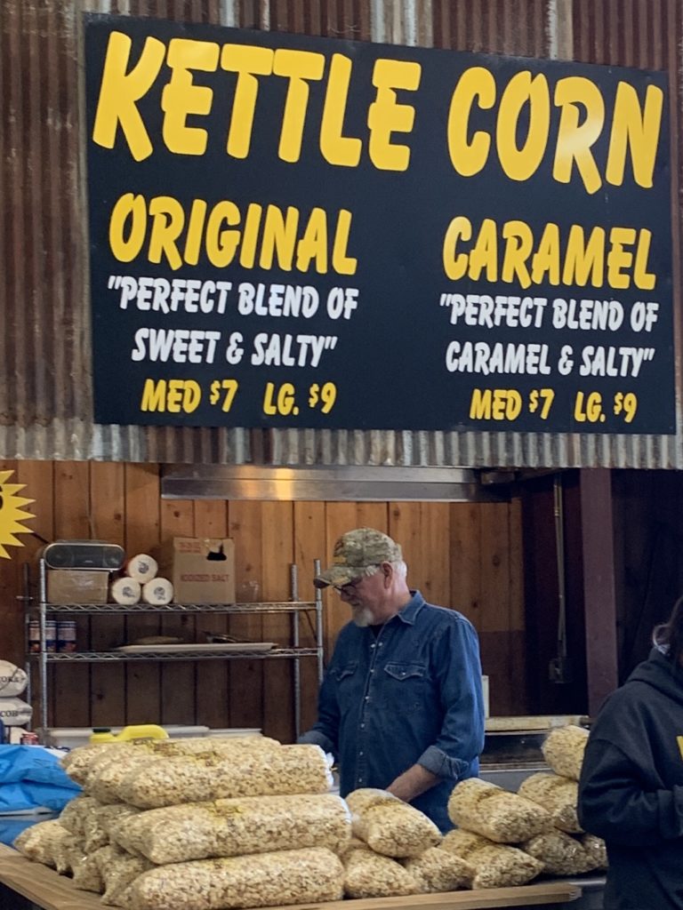 Kettle corn First Monday Trade Days Canton Texas