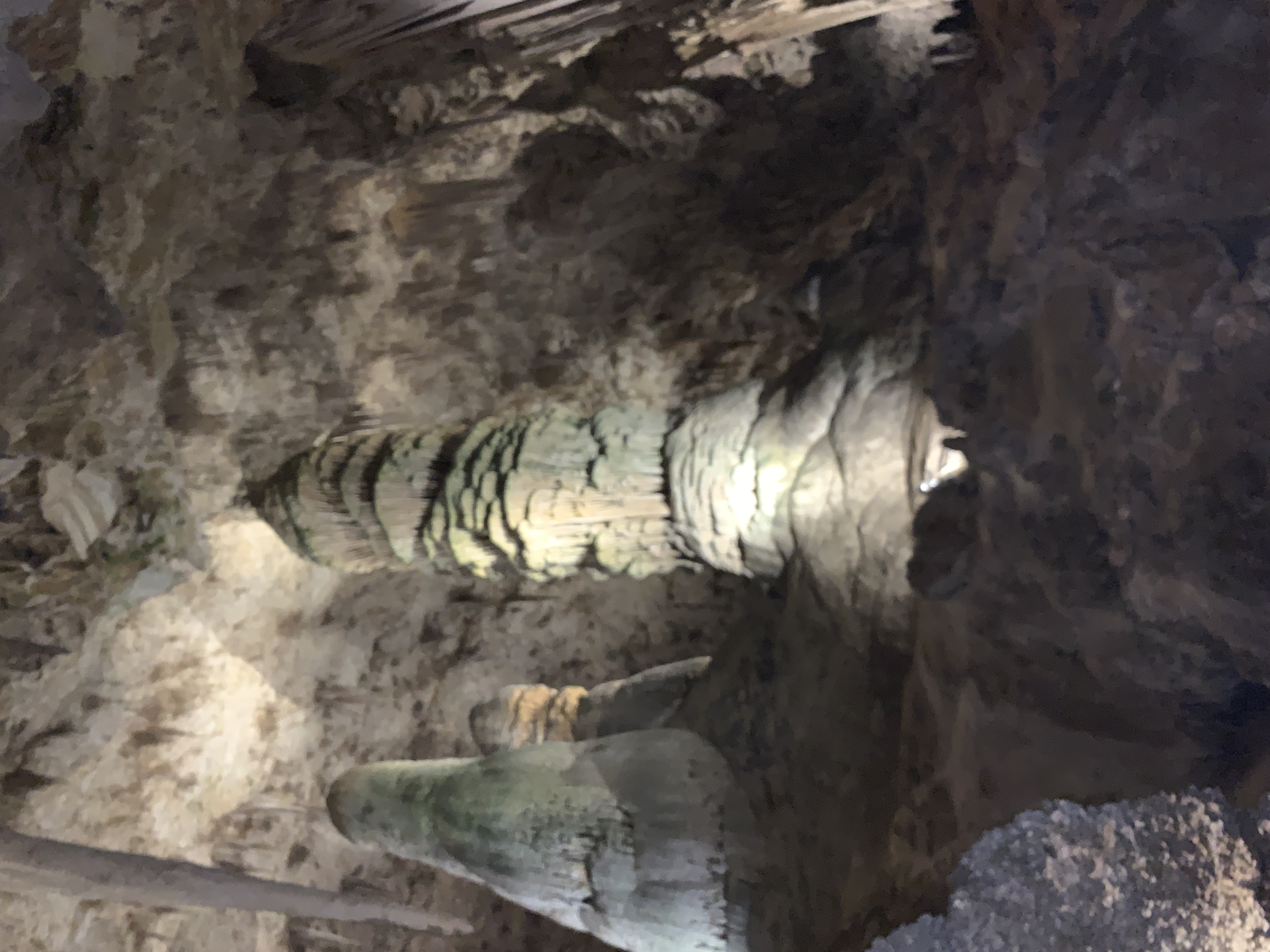 This stalagmite is 62 feet tall at Carlsbad Caverns National Park