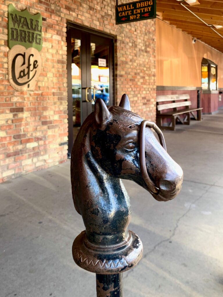 Horse hitching post Wall Drug Store Wall South Dakota