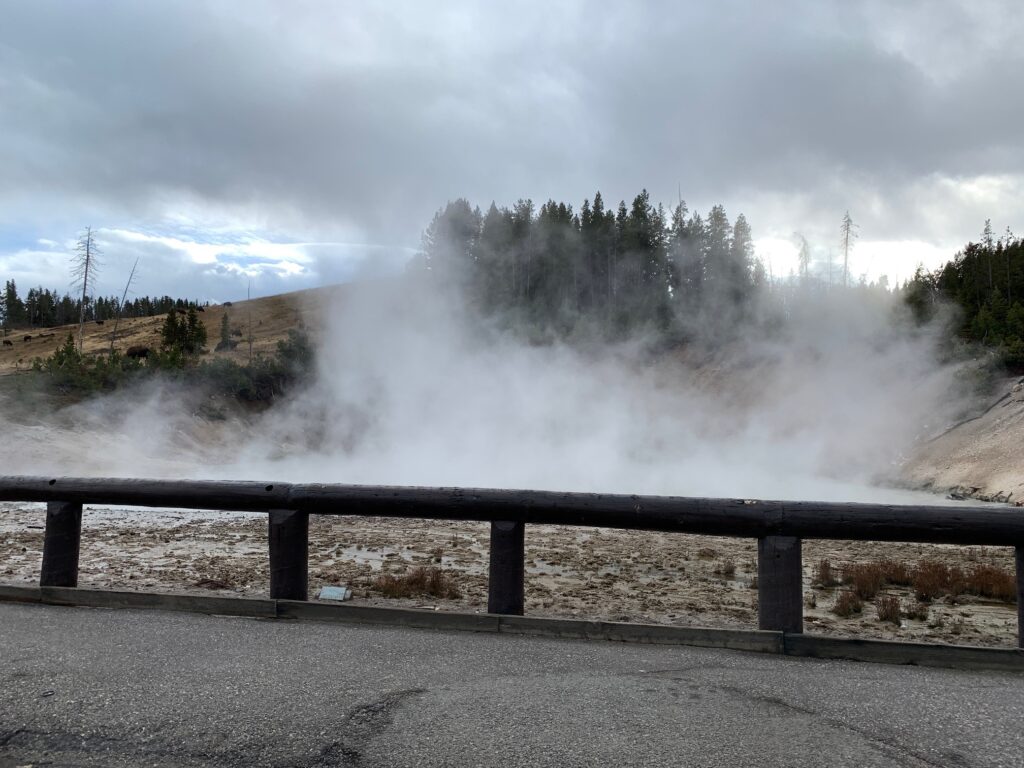Mud Volcano Hayden Valley Yellowstone National Park