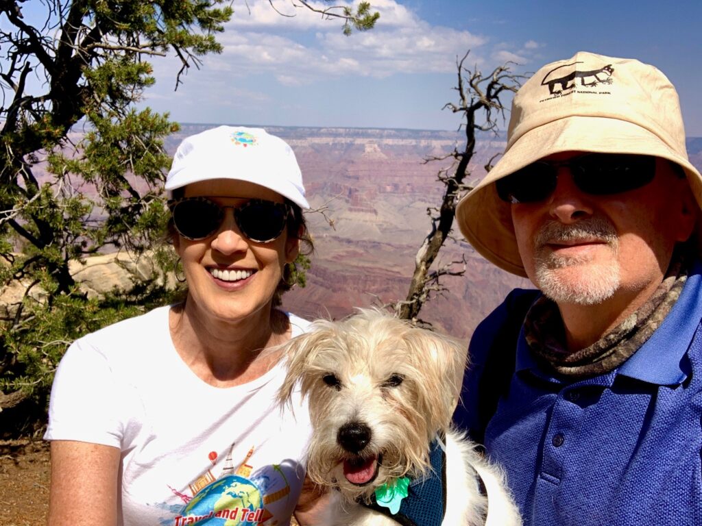 Travel And Tell, Trit at Grand Canyon