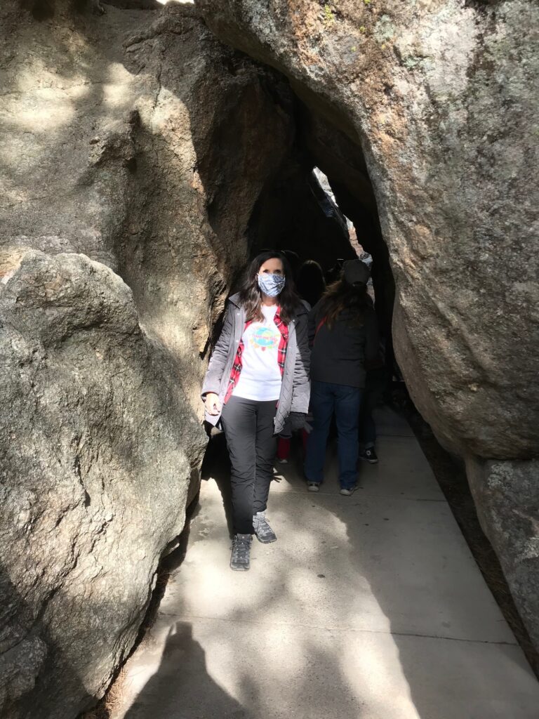Rock cave Mt Rushmore
