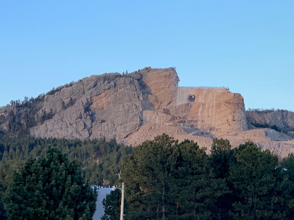 Crazy Horse Monument in progress