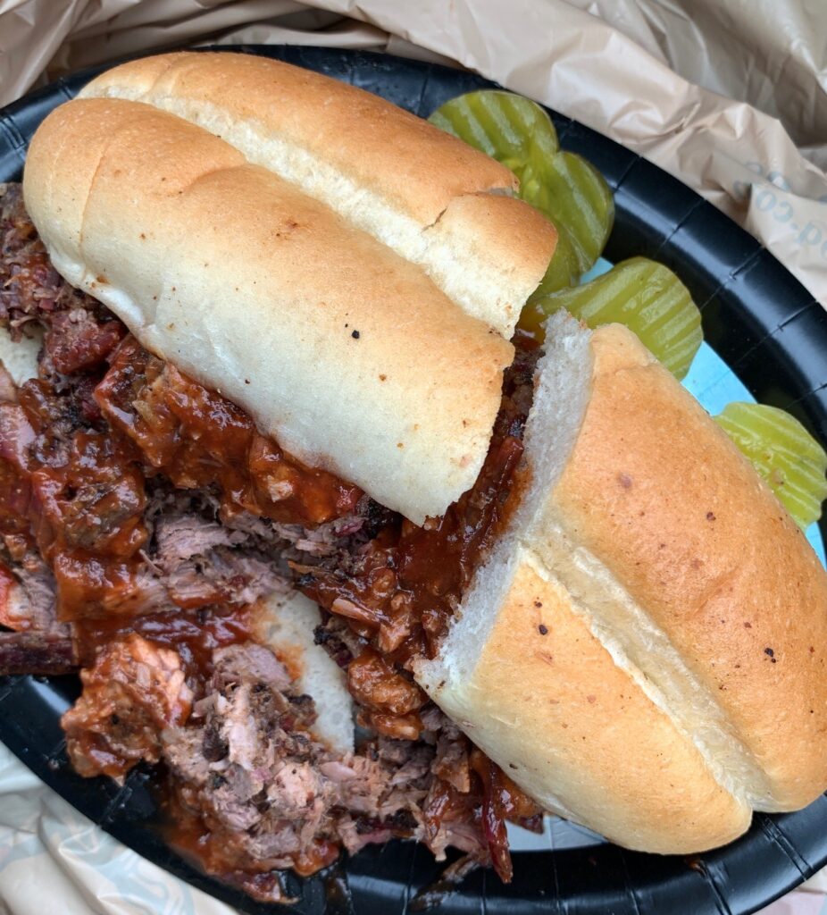 Chopped Beef Sandwich from Gates Bar B Q Kansas City MO