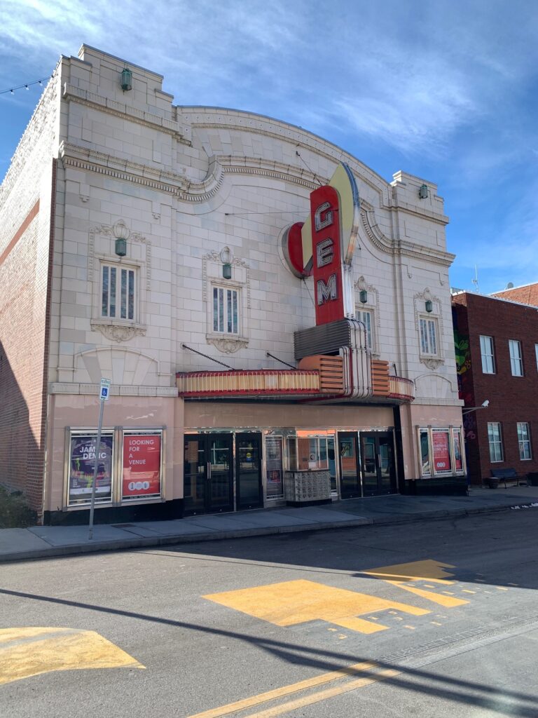 Restored façade of Gem Theater with 500 seat modern venue inside 18th St KC