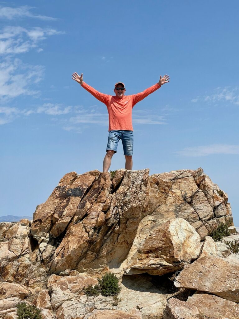 Hiking Buffalo Trailhead on Antelope Island