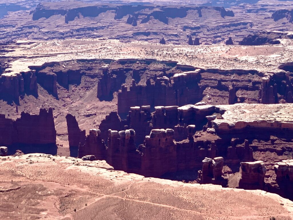 Spires in Monument Basin Canyonlands