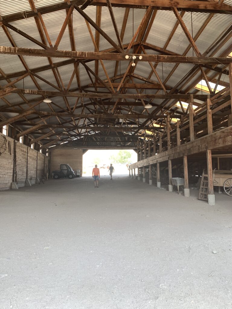 Huge walk through barn Fielding Garr Ranch Antelope Island SP