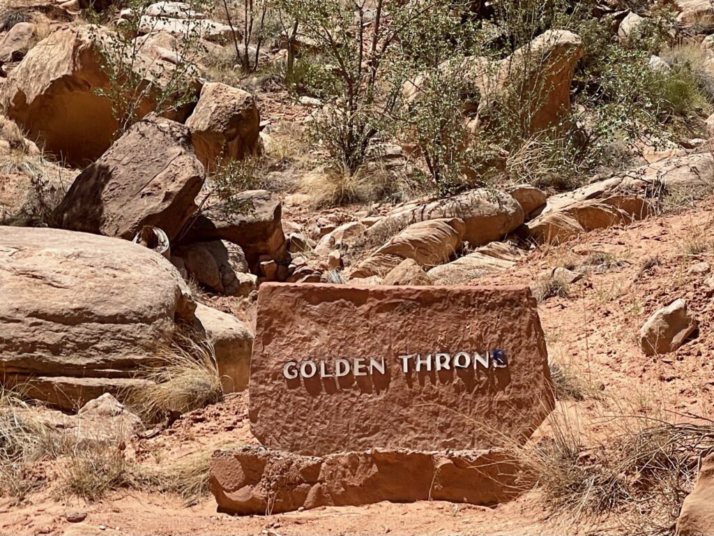 Golden Throne Capitol Reef National Park