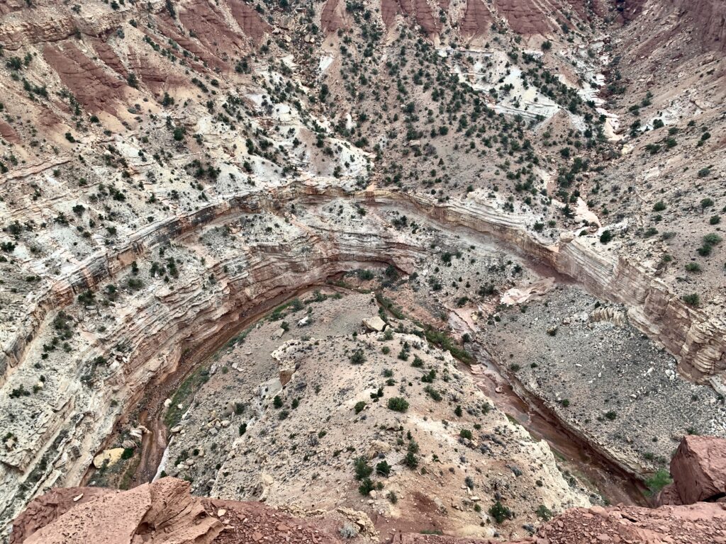 Goosenecks Overlook Capitol Reef NP