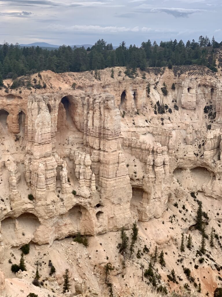 Grotto in the limestone Bryce Point