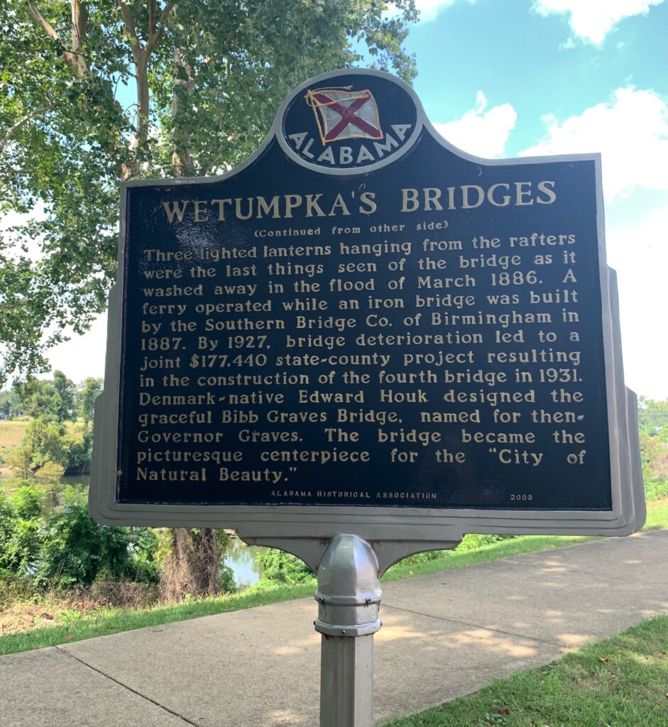 Interesting bridge history Wetumpka AL