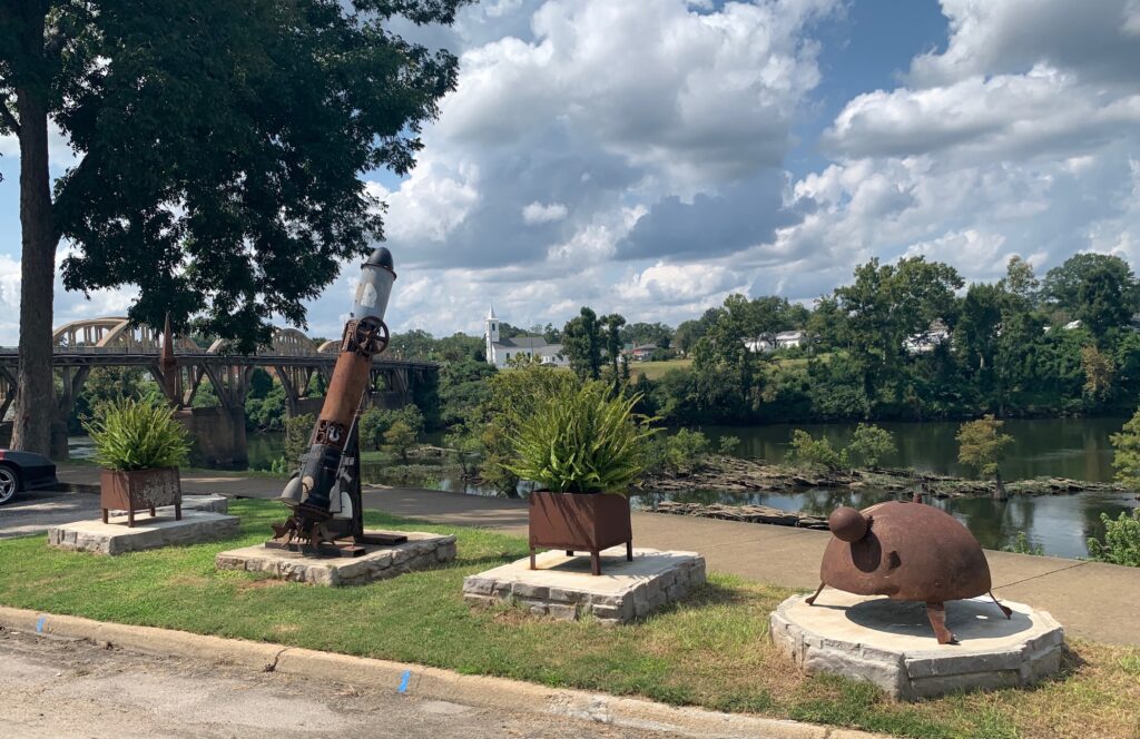 Steampunk Art along the Coosa River