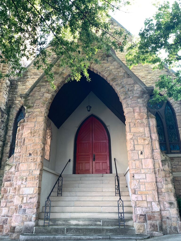 Arch architecture of St Peter's Episcopal Church Rome GA