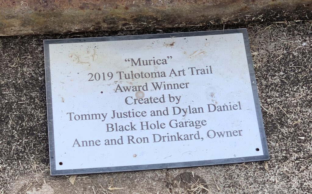 Murica wins at 2019 Tulotoma Art Trail