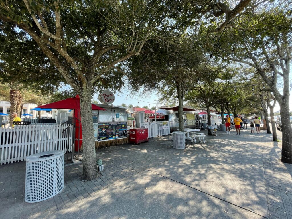 Food truck row Seaside FL
