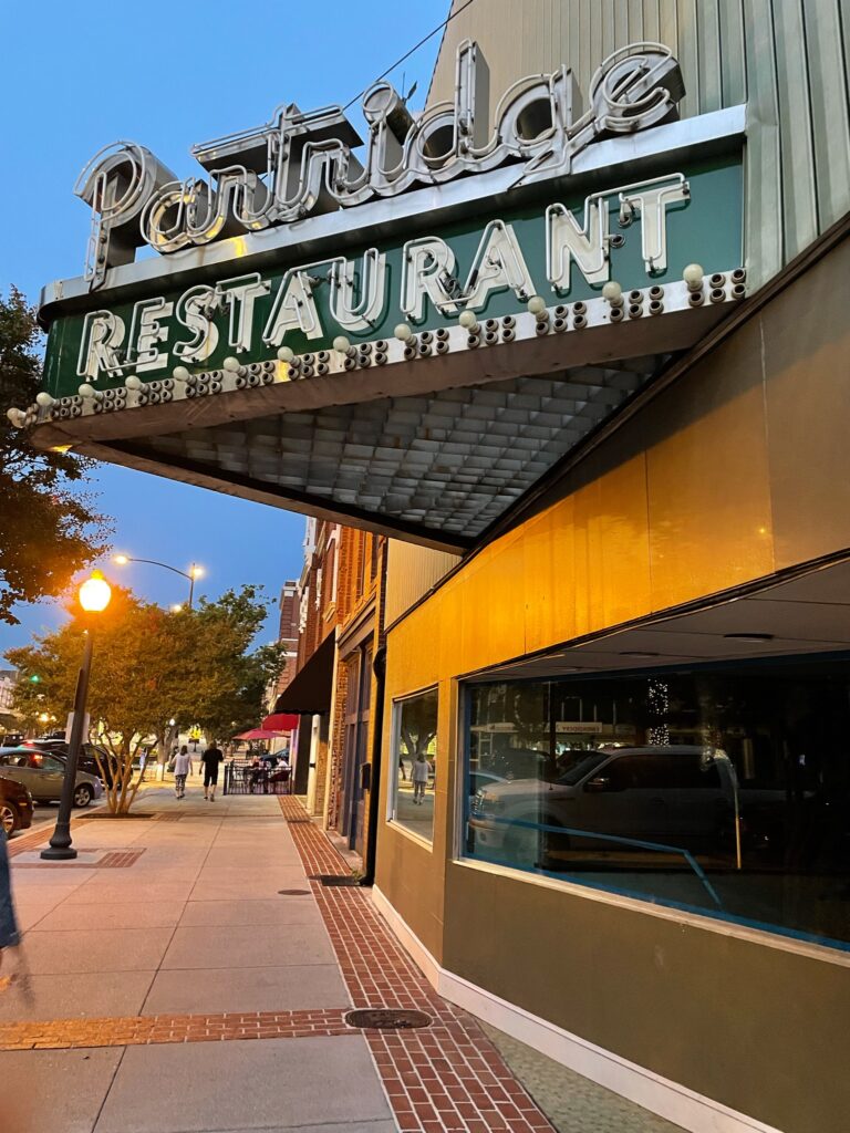 Partridge Restaurant in former Gordon Theater