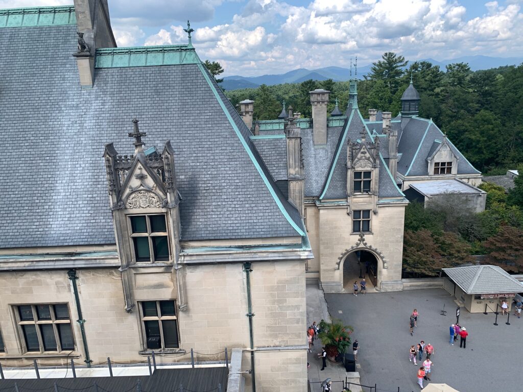 View from one of the rooftop platforms at Biltmore