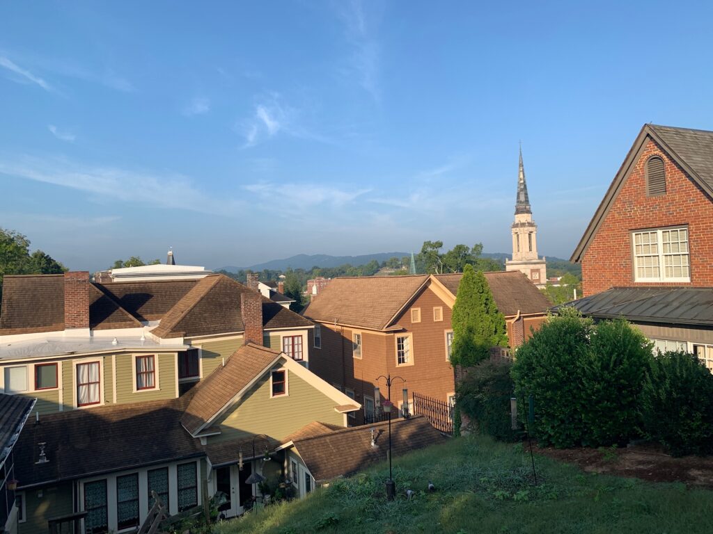 Looking out from Clock Tower Rome GA