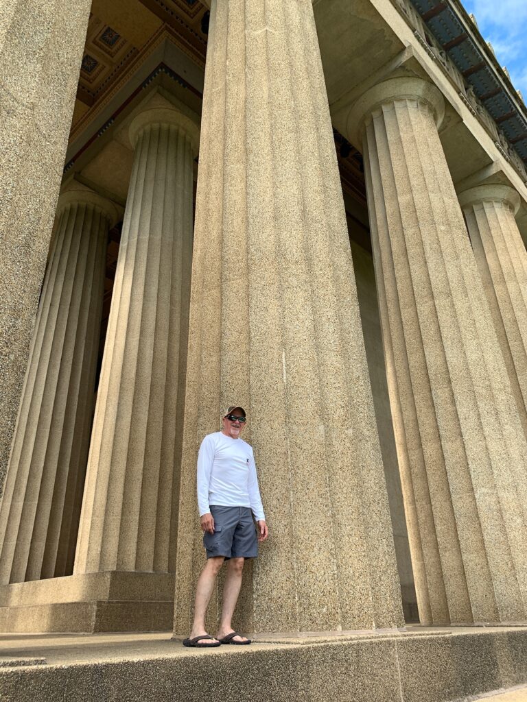 The Parthenon in Nashville is a same scale replica