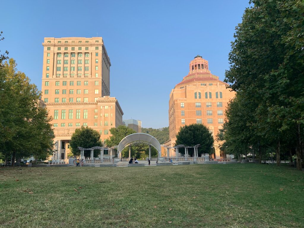 Pack Square Park Amphitheater Ashville NC