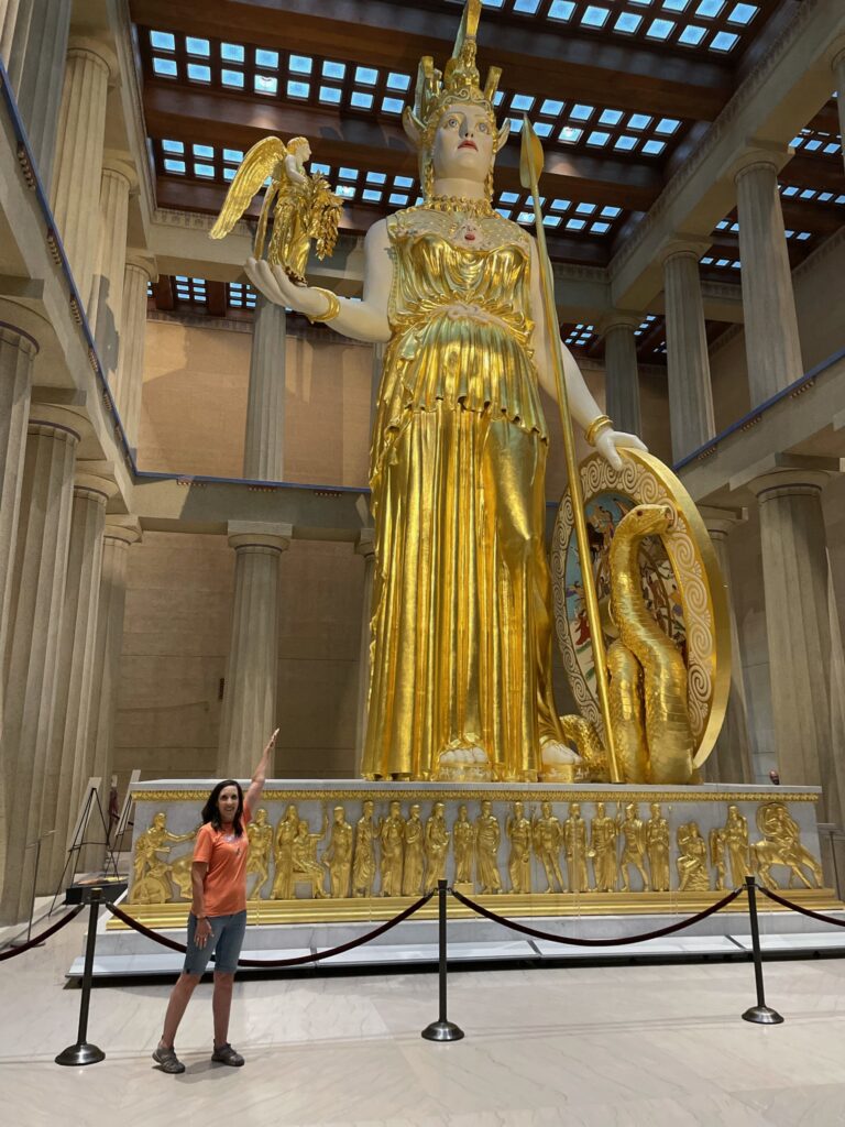 Athena in Parthenon at Centennial Park Nashville