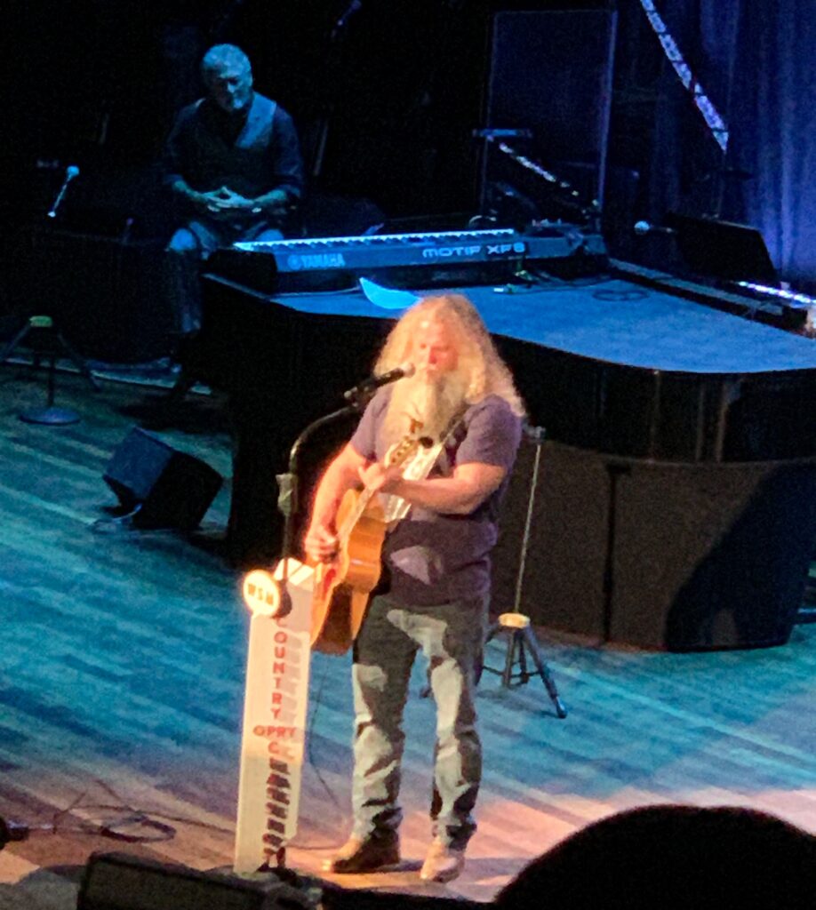 Jamey Johnson performing at The Ryman