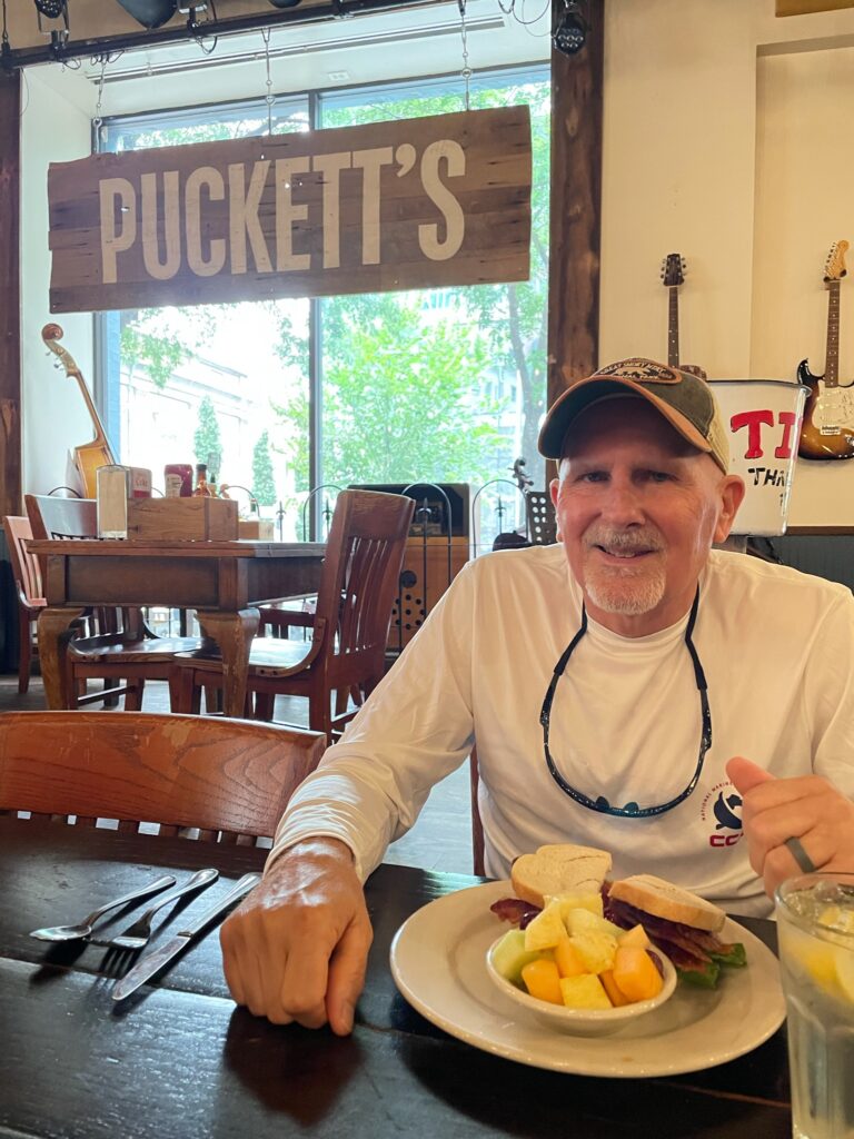 Found healthy food at Puckett's Restaurant Nashville