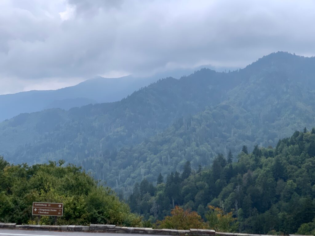 Smoky Mountains NP Overlook View