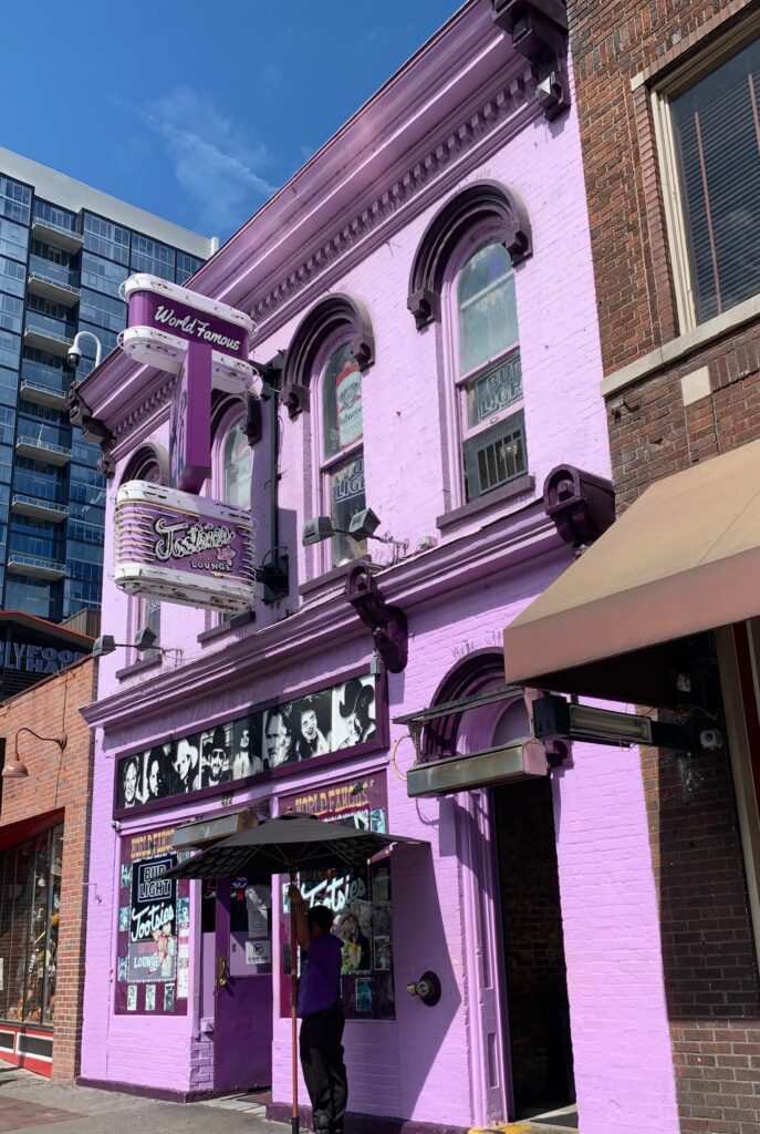 Tootsies entrance on Broadway