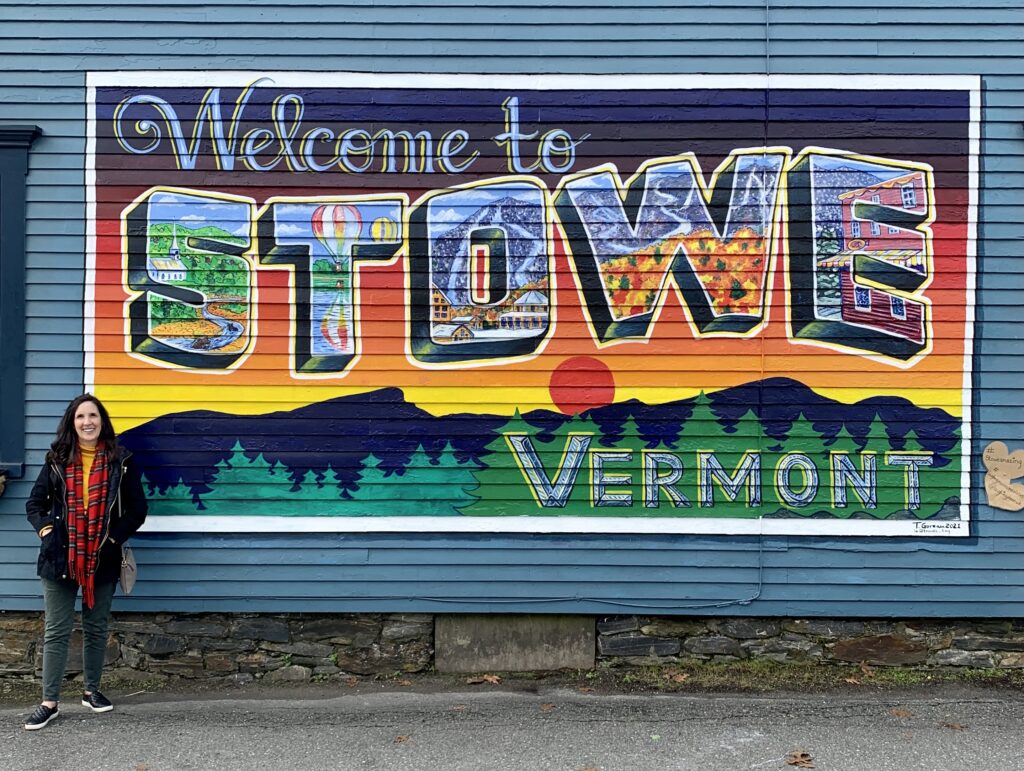 Welcome to Stowe Vermont Mural