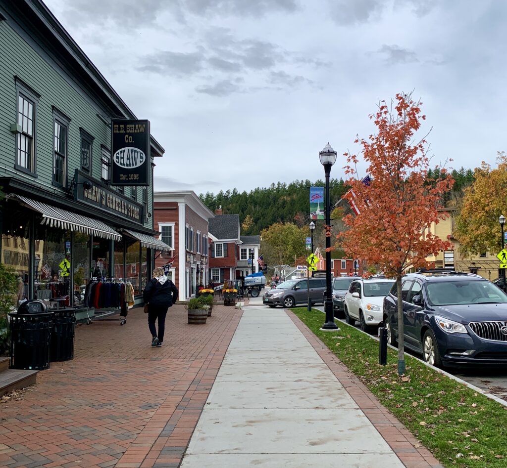 Downtown Stowe Vermont