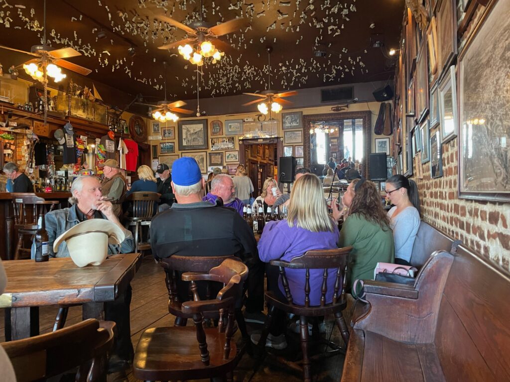 Under The Hill Saloon on the river Natchez