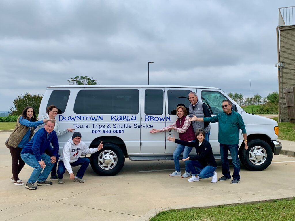 Downtown Karla Brown tour van Natchez