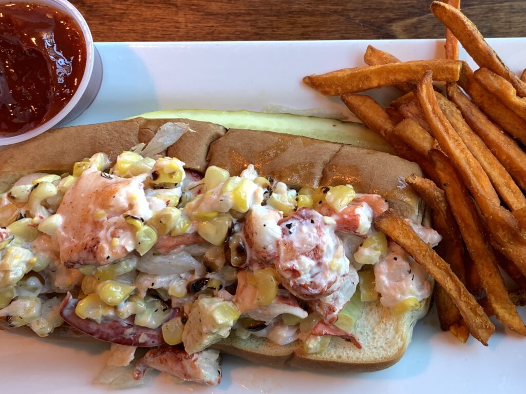 Lobster Roll at Geddy's Bar Harbor Maine