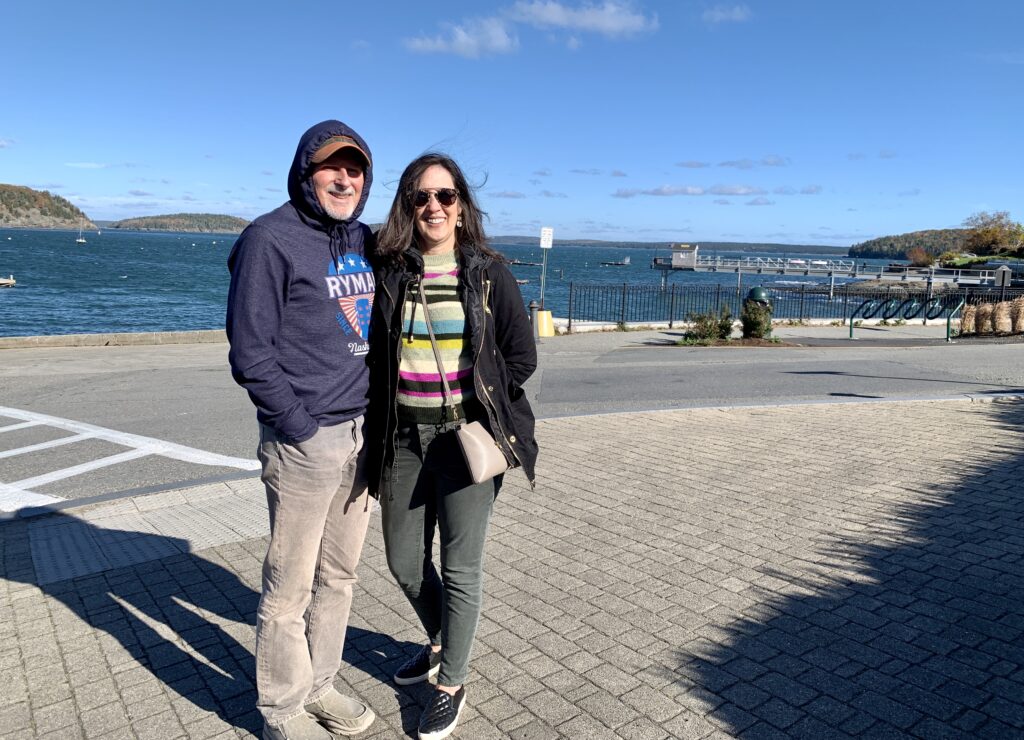 Beautiful and windy Bar Harbor Maine