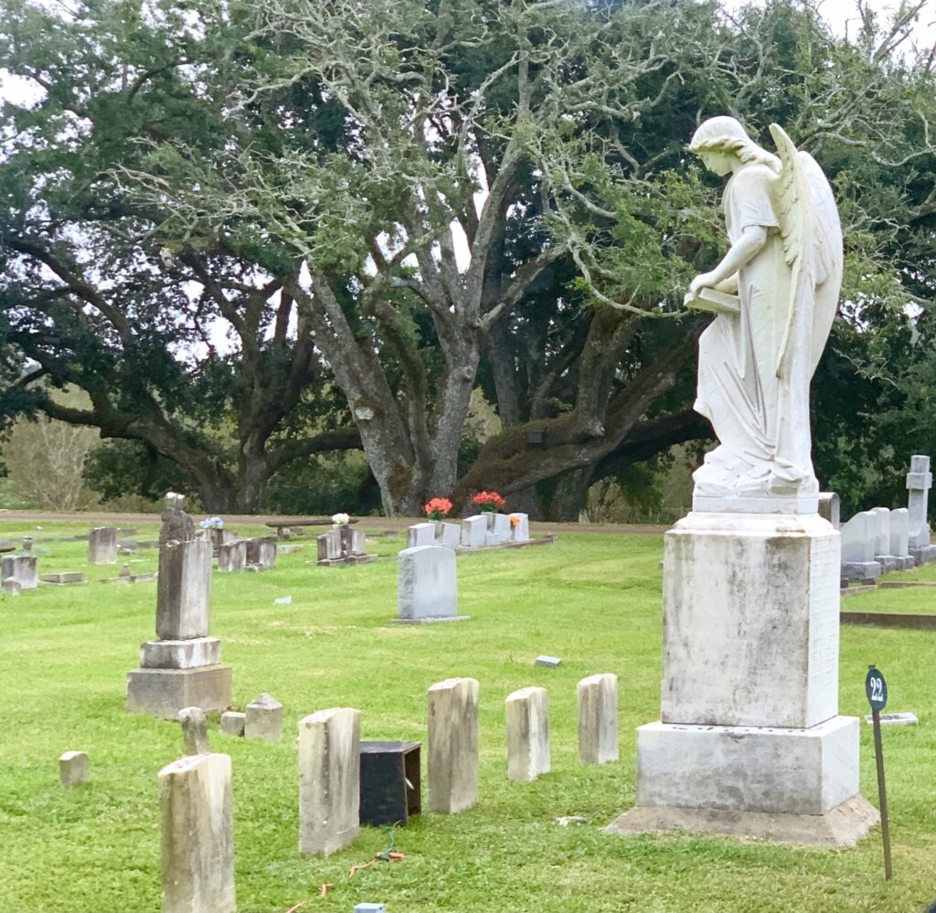 Turning Angel Natchez City Cemetery