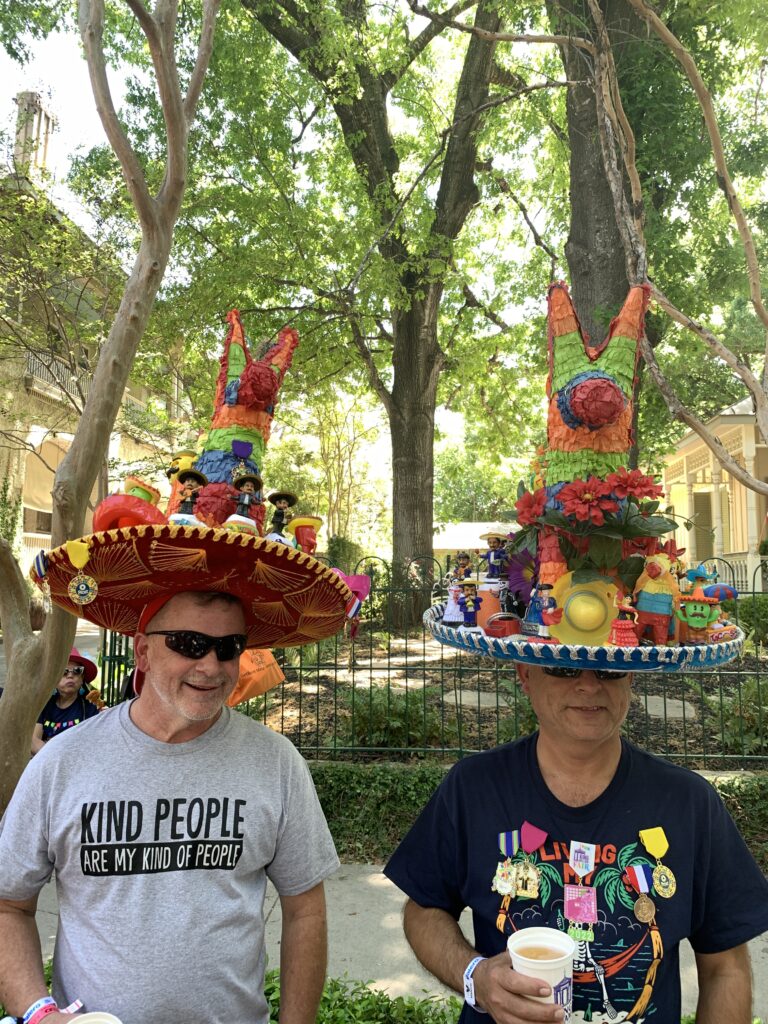 Fun hats spotted at Fiesta's King William Fair