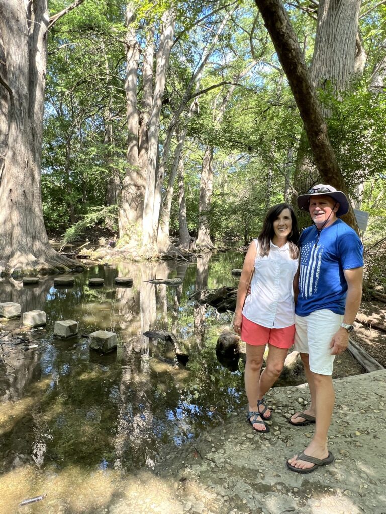 Among the Cypress Trees along Cibolo Creek in Boerne TX