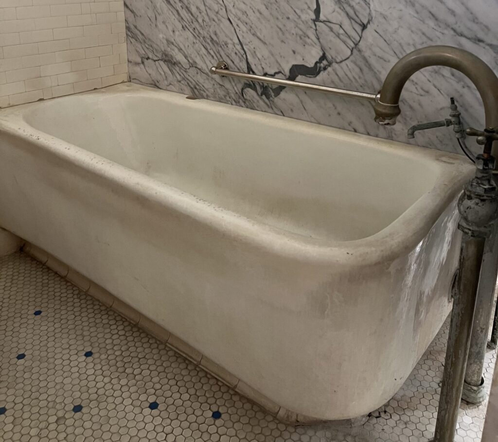 Soaking tub at Fordyce Bathhouse