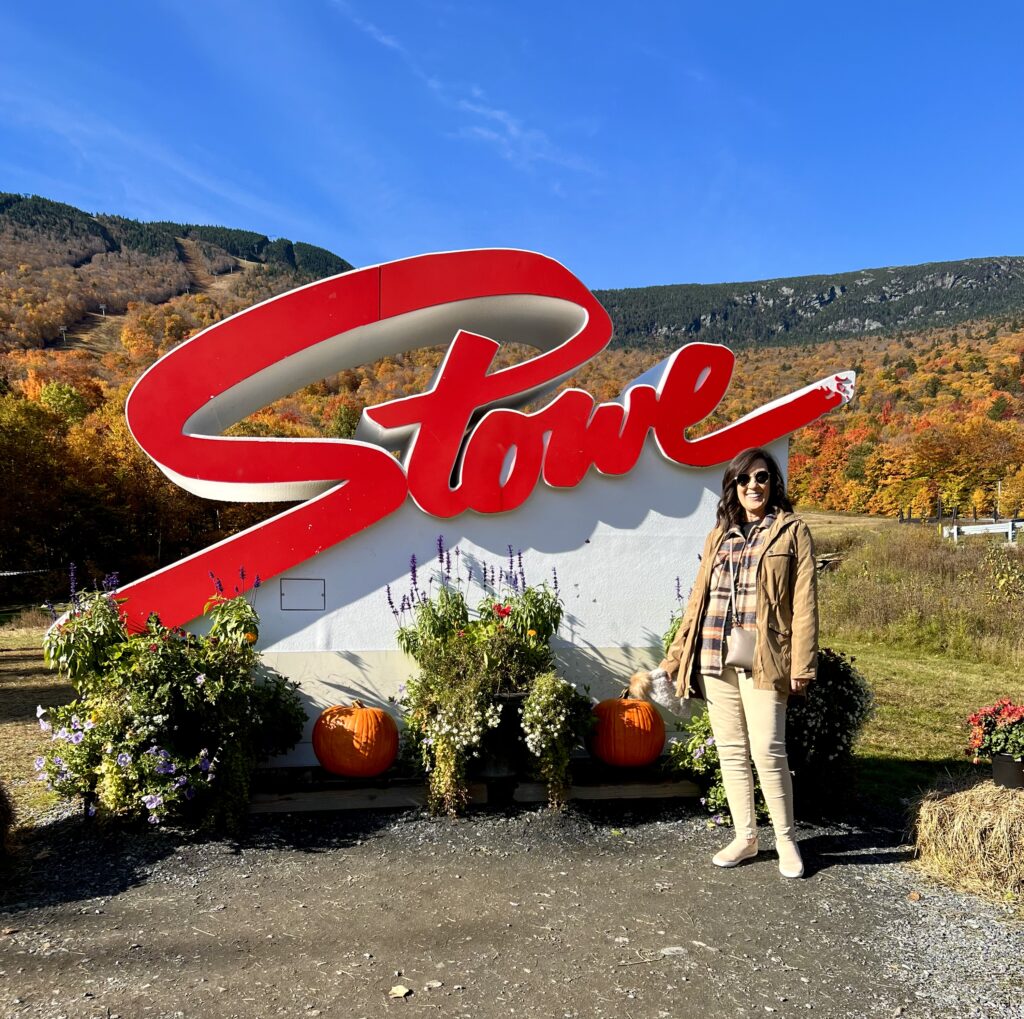 Stowe VT for leaf peeping and lots of fun!